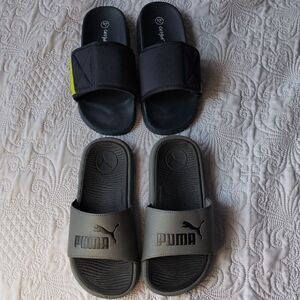 💲⬇️Puma Kids Sandals - Black and Gray